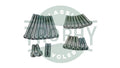 00-0081 - Triumph Unit T90 T100 350 500 Engine Cover Screw Set 1959-68 BSF Posi Drive