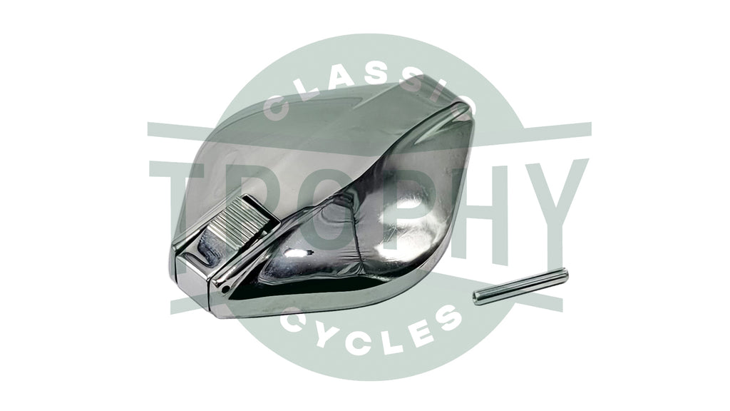 06-0681 - Norton BSA Chrome Flip Top Fuel Filler Cap Ceandess 68-8190