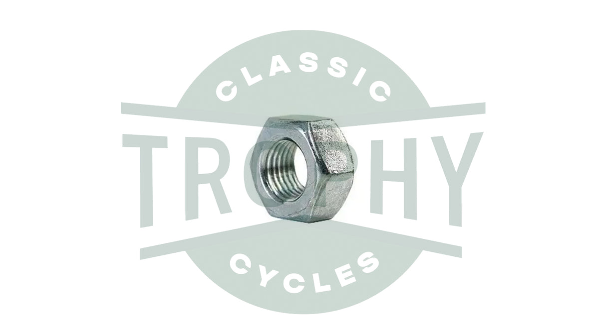 14-0301 - Triumph BSA 650 750 1/4" x 28TPI UNF Rear Wheel Adjuster Nut