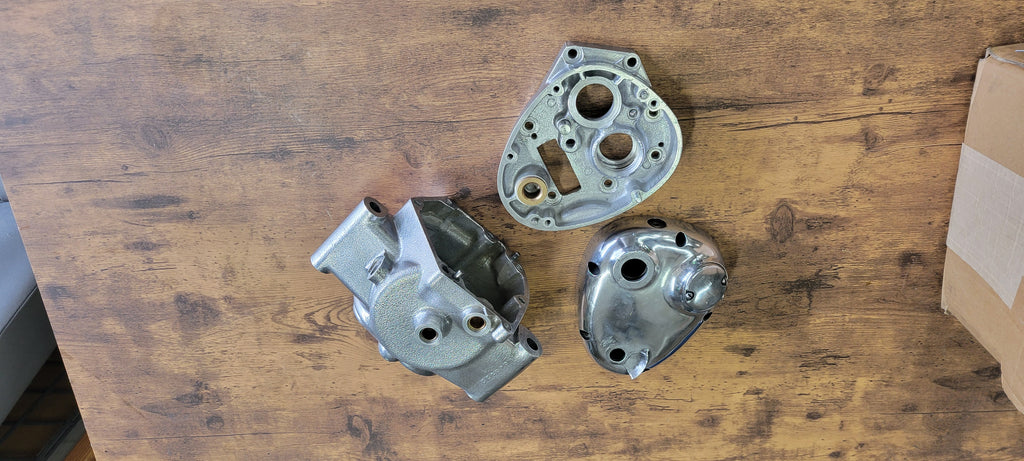 06-0808 - Norton 750 Commando Gearbox Transmission Cases Used 04-0467 06-0740