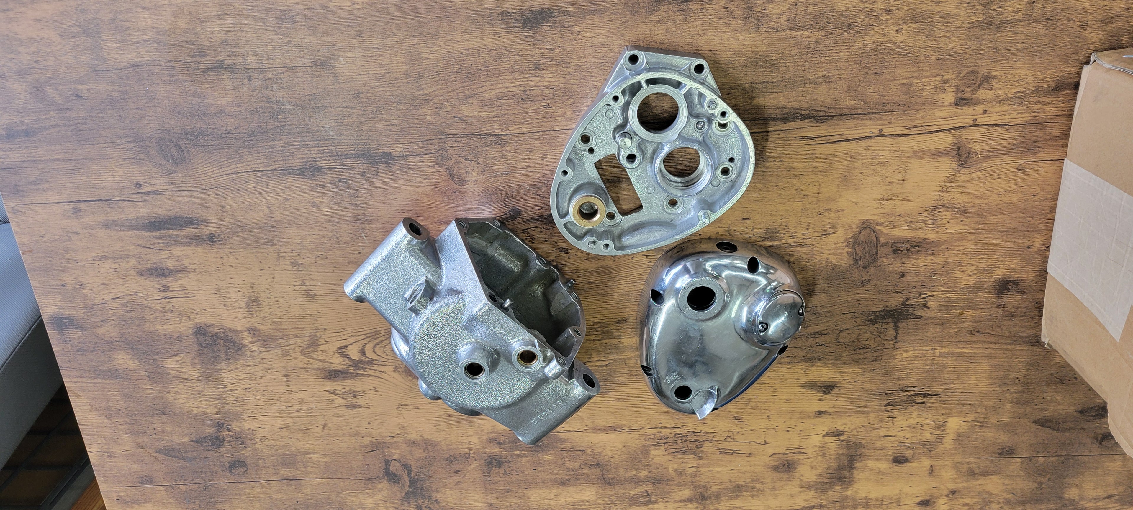 06-0808 - Norton 750 Commando Gearbox Transmission Cases Used 04-0467 06-0740