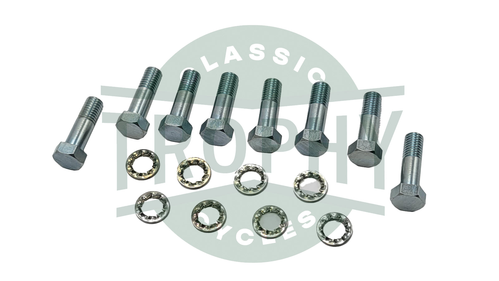 21-2010 UK - Triumph 500 650 Rear Sprocket Bolt & Washer Kit UNF 1969-70 UK Made
