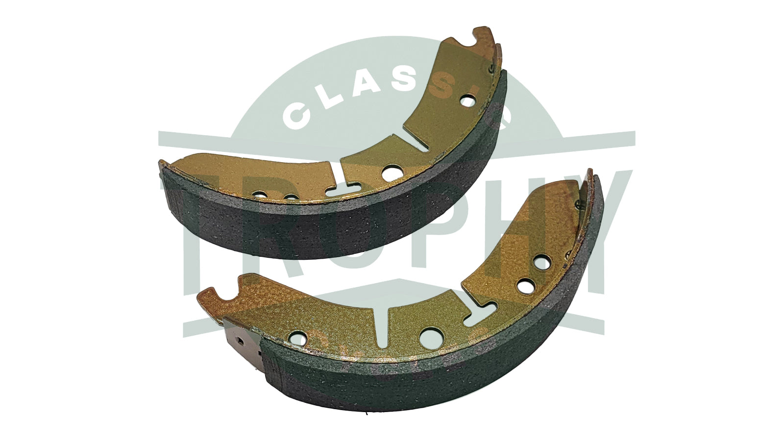 37-3713 - Triumph BSA 650 750 Conical Hub Front Brake Shoe Set 8" 1971-73 W3713 19-7744