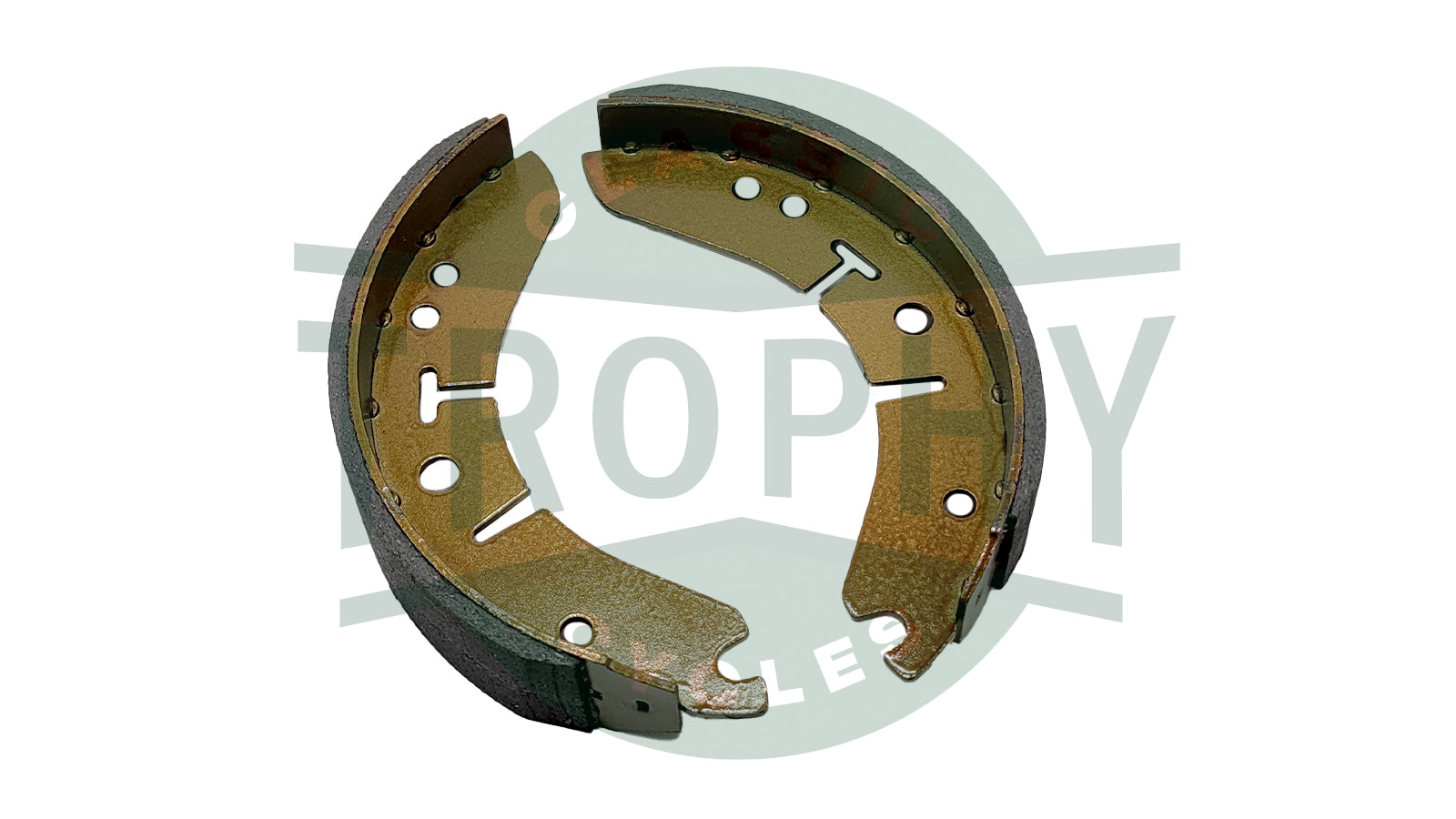 37-3713 - Triumph BSA 650 750 Conical Hub Front Brake Shoe Set 8" 1971-73 W3713 19-7744