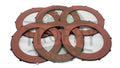 57-1362-A - Triumph BSA 250 350 441 500 650 750 Singles Twins Alto Red Fiber 6 Plate Clutch Set