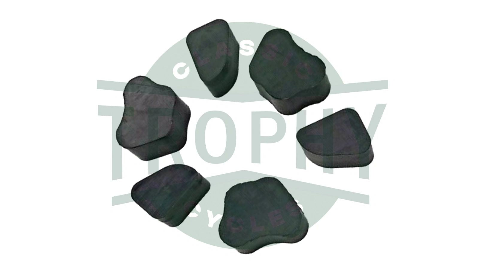 57-1722 57-1723 - Triumph BSA Clutch Shock Absorber Center Rubber Kit (6) 68-3281 68-3282