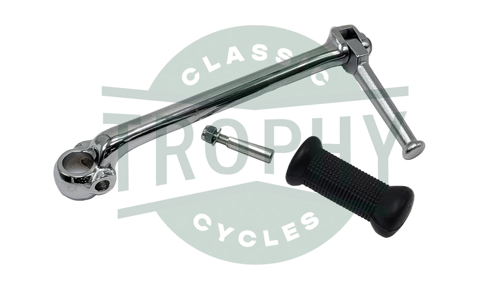 TCC-57-7018-KIT - Triumph BSA 650 750 Chrome Kickstart Lever Kickstarter Kit