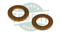 70-1335 - Triumph 350 500 650 750 3/8" Rocker Spindle Oil Feed Copper Washers (2) E1335