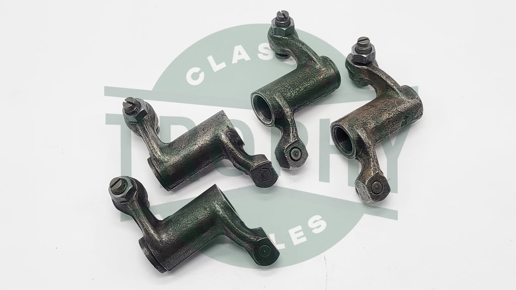 70-1547 70-1548 - Triumph 500 650 750 Refurbished Rocker Arm Set Mushroom Tappet