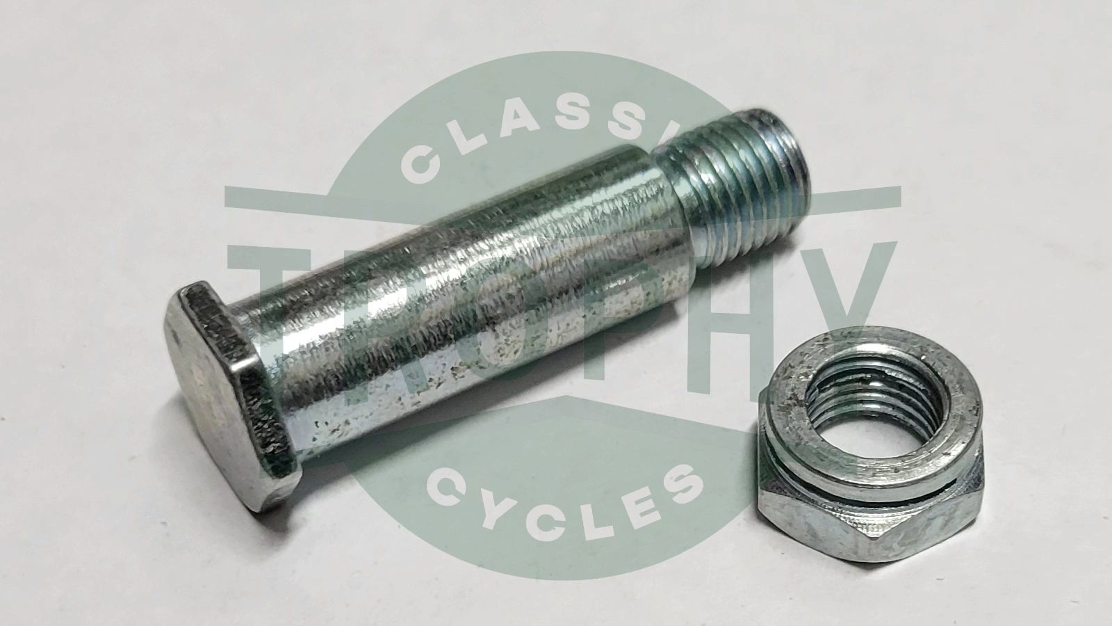 82-7021 14-1303 - Triumph 500 650 750 Sidestand Bolt with Nut 1967 Onward F7021
