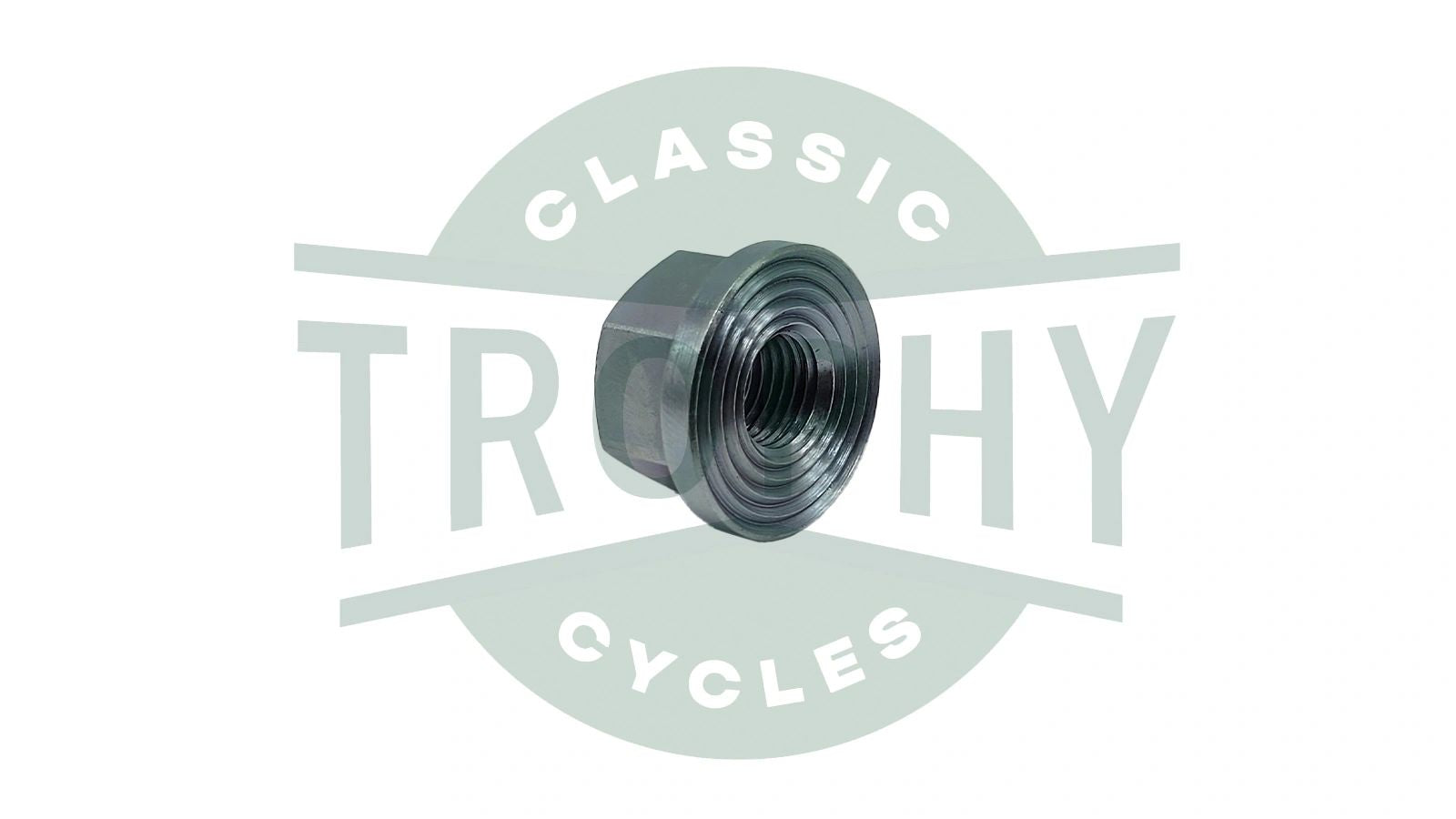 82-3771- Triumph 650 Rear Engine Plate Shouldered Nut (1) 1963-66 F3771