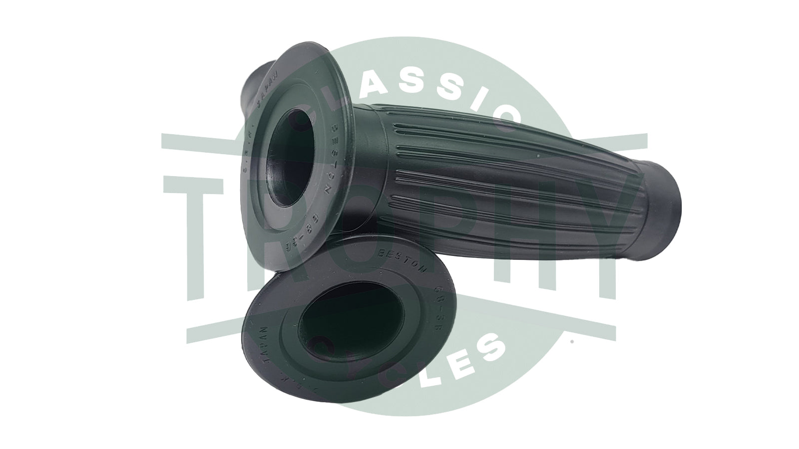 97-2142 97-2125 - OGK Gran Turismo Style Grips for 7/8" Handlebars Triumph Norton BSA etc.