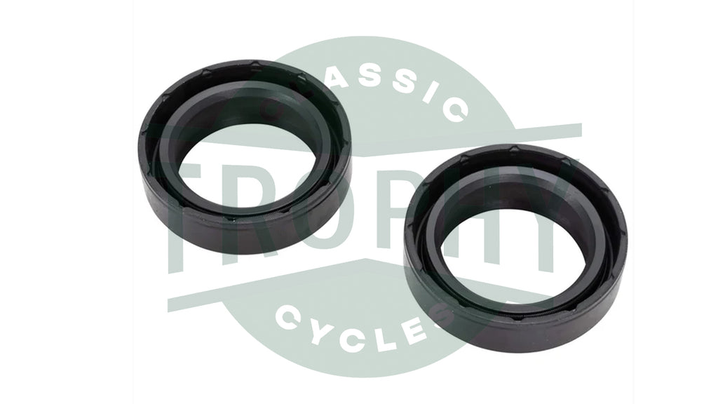 97-4001 - Triumph BSA Conical Hub Disc Brake Oil in Frame Fork Seals (2) H4001