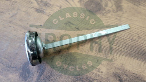 146422 - Royal Enfield Bullet 350 500 Oil Cap w/ Dipstick Used 1955-2009