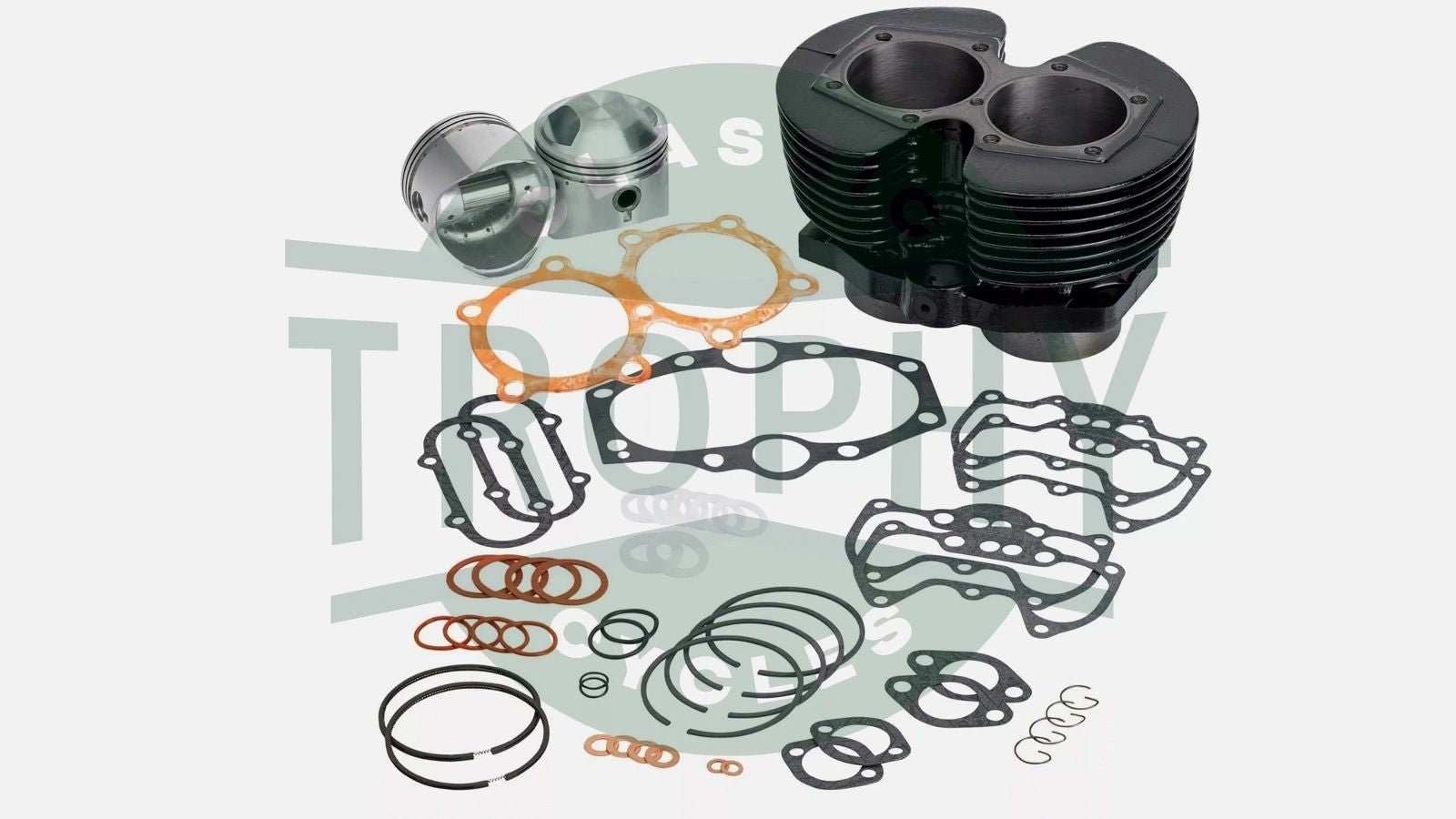 TCC-0215 - Triumph TR6 T120 6T 650cc to 750cc Aerco Big Bore Top End Kit
