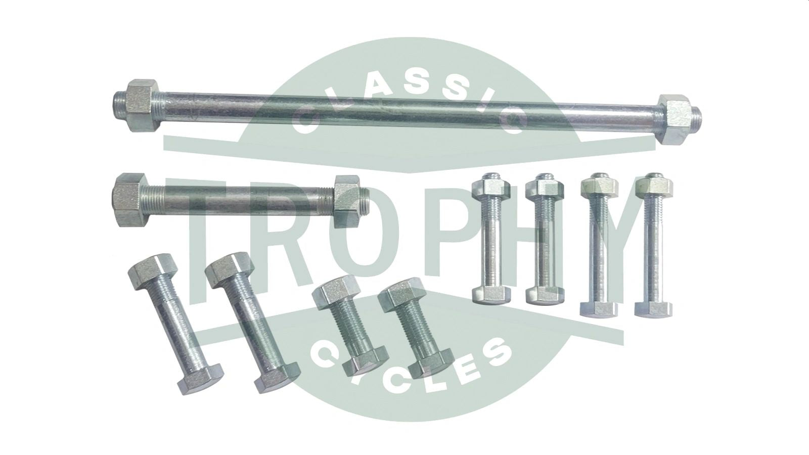 TCC-1025 - Triumph 650 TR6 T120 Engine to Frame Hardware Kit 1967-68 UK Made