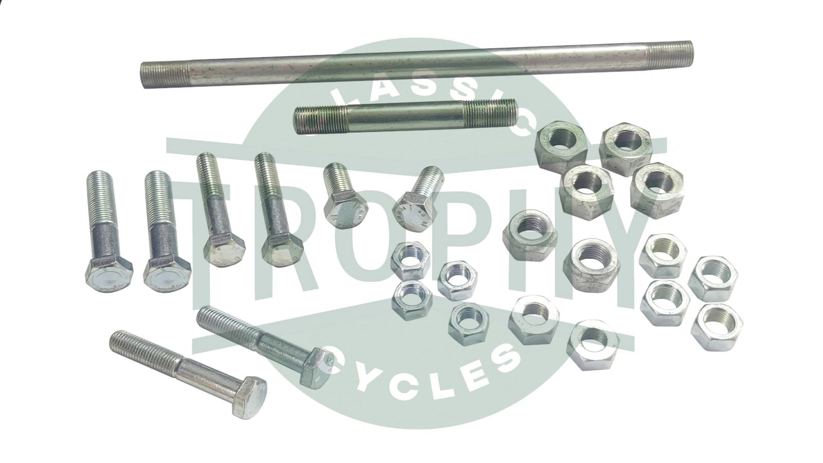 TCC-1027 Triumph 650 TR6 T120 Engine to Frame Hardware Kit 1969-70 UK Made