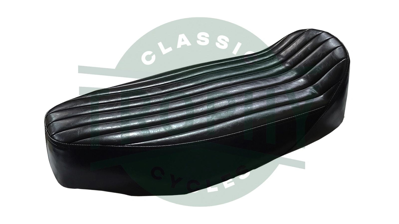 TCC-D-SEAT-01 -Bates Cross Country Style Ribbed Top Desert Sled Seat Triumph Norton BSA Etc.