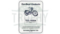 TCC-1650A - Triumph Unit 650 Top End Decoke Gasket Set 1963-72