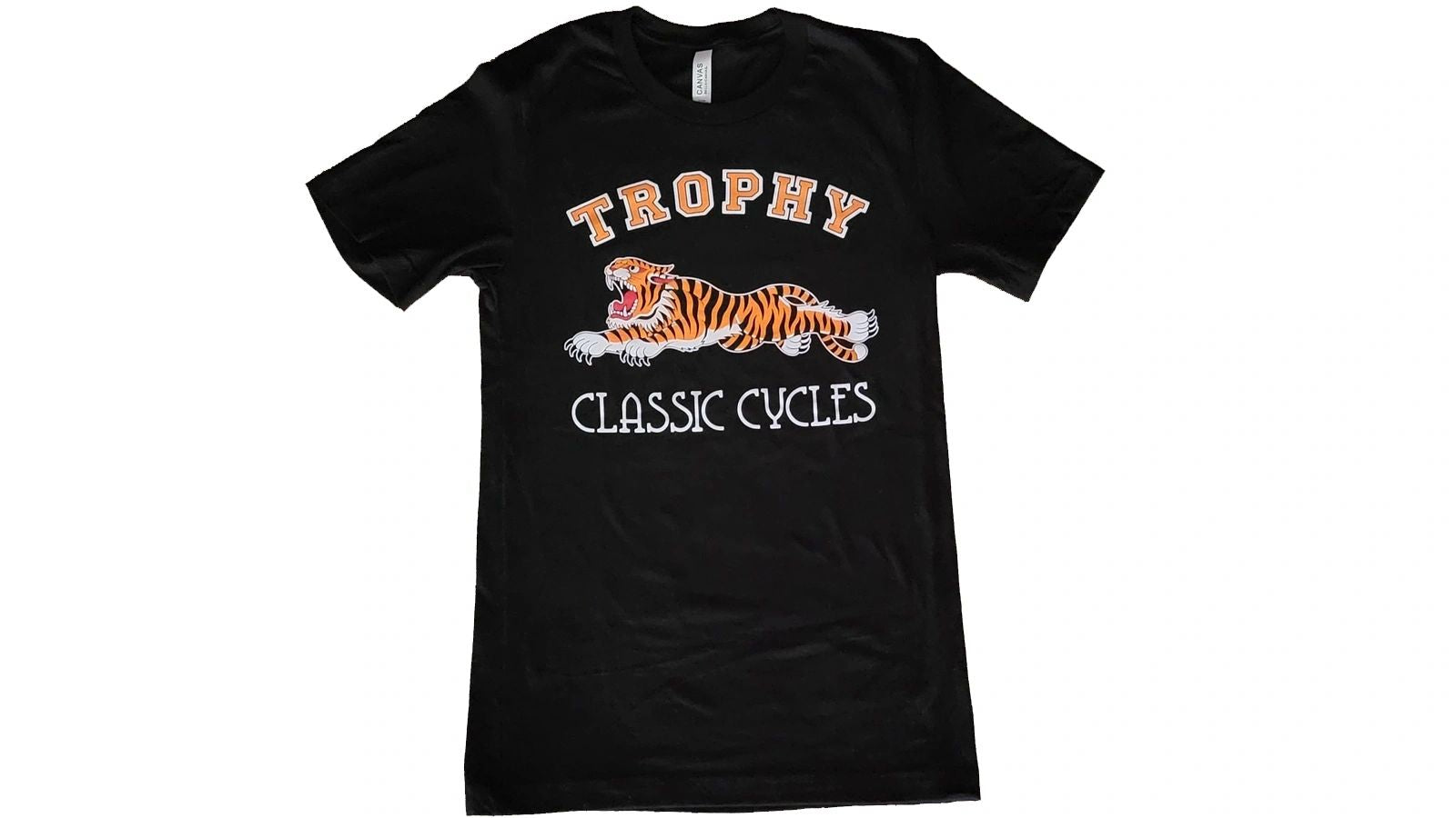 TCC-S-0002 Trophy Classic Cycles Leaping Tiger T-Shirt